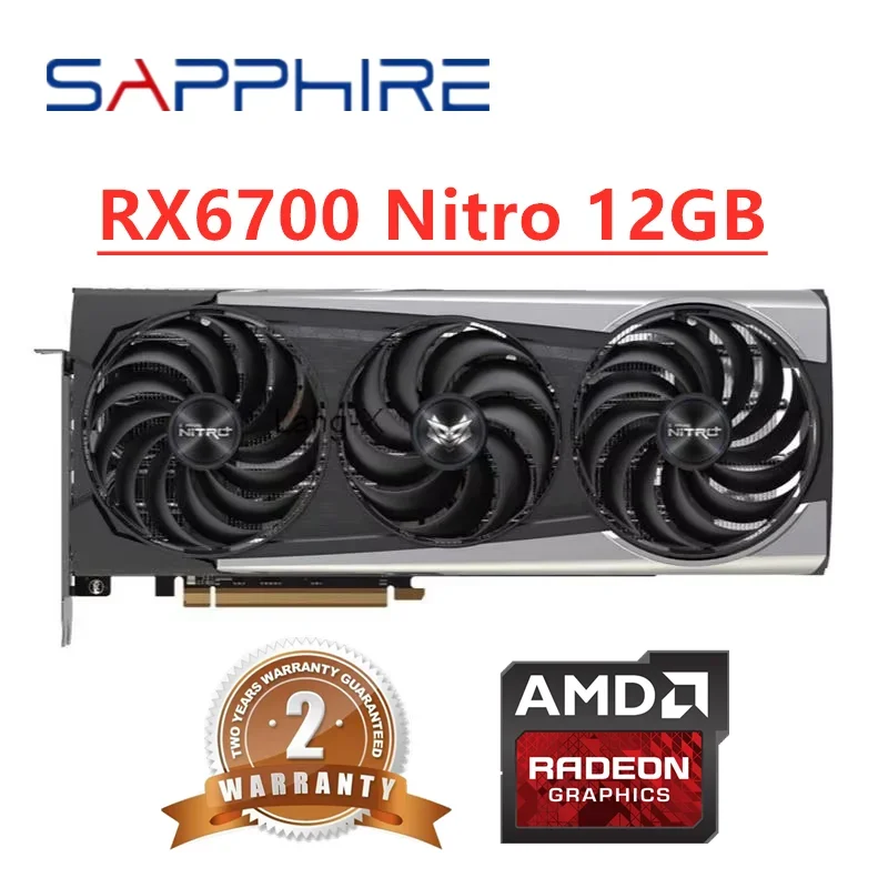 Rx 6700 Xt 12Gb Graphics Card - GPU 사파이어 RX 6700 XT 6700XT