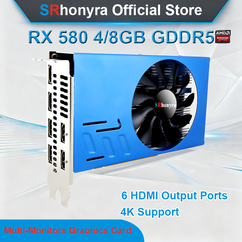 SRhonyra AMD RX580 4/8GB 그래픽 카 - Rx 580 8Gb 2048Sp Gpu 리뷰 및 가격