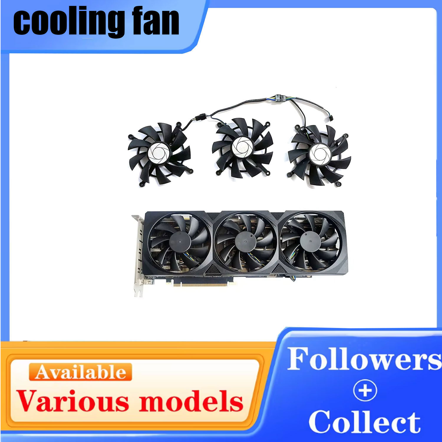 새로운 쿨러 교체용 팬, 4핀, 모델명 HA9015H1 - Cmp 50Hx Mining Card 리뷰 및 가격