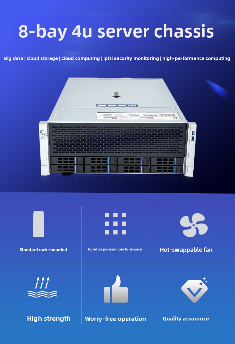 8디스크 4U 랙형 멀티디스크 스토리지 AI 컴퓨팅 파 - 8 Gpu 4U Server Chassis 리뷰 및 가격