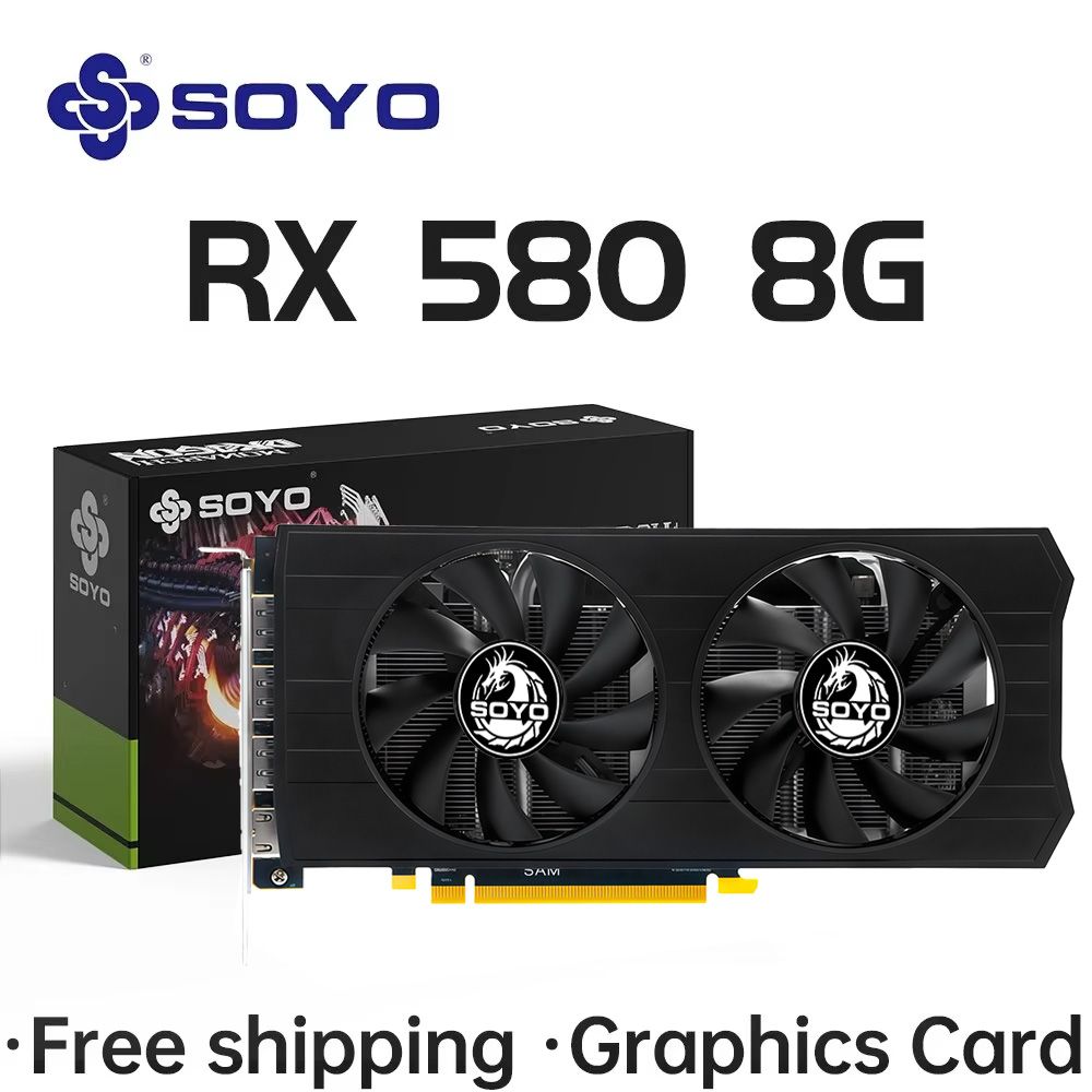 SOYO AMD Radeon RX580 8GB 그래픽  - Rtx 3070 8Gb Graphics Card 리뷰 및 가격